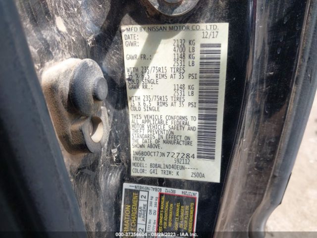 1N6BD0CT7JN727284 Nissan FRONTIER S