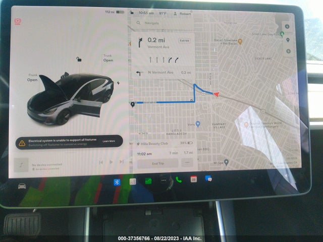 Tesla Model 3 Long Range 2018 5YJ3E1EB0JF090963 Image 9