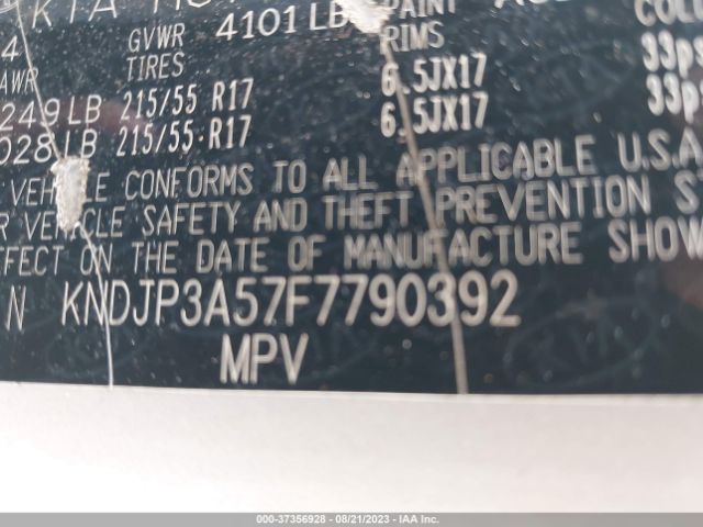 KNDJP3A57F7790392 KIA SOUL +