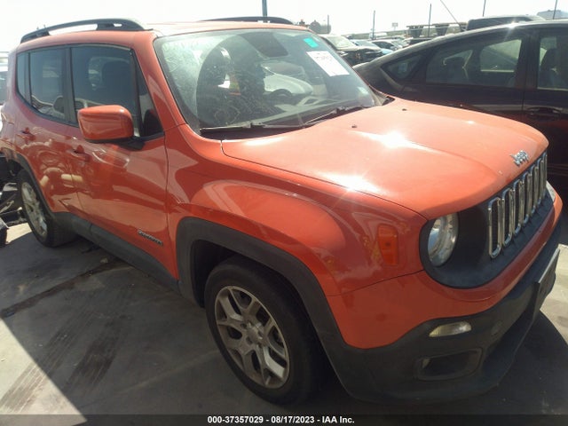 2015 Jeep Renegade Latitude მანქანა იყიდება აუქციონზე, vin: ZACCJABT5FPB85785, აუქციონის ნომერი: 37357029