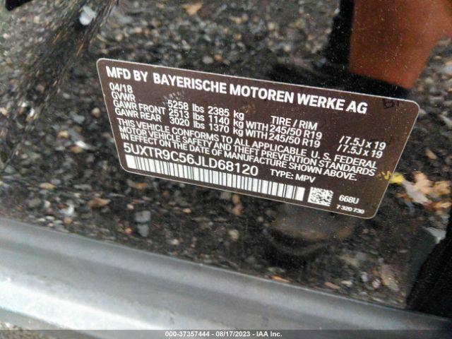 5UXTR9C56JLD68120 BMW X3 Xdrive30i