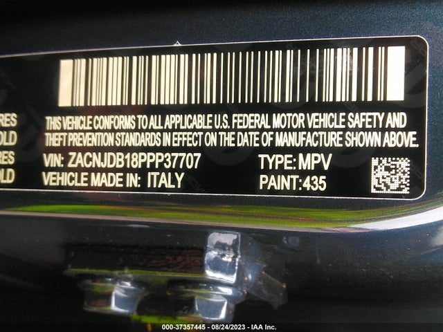 ZACNJDB18PPP37707 Jeep Renegade Upland