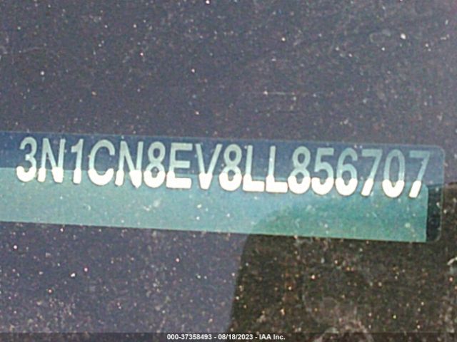 3N1CN8EV8LL856707 Nissan VERSA SV