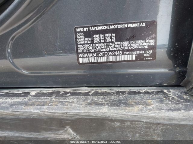 WBA4A5C5XFG052445 BMW 4 Series 428i