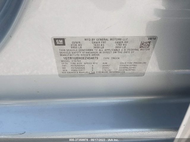 1GTR1UEH0EZ404879 GMC Sierra 1500 Sle
