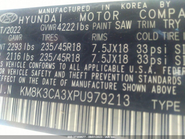 Hyundai Kona N Line 2023 KM8K3CA3XPU979213 Image 15