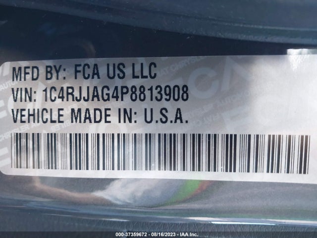 1C4RJJAG4P8813908 Jeep Grand Cherokee L Altitude