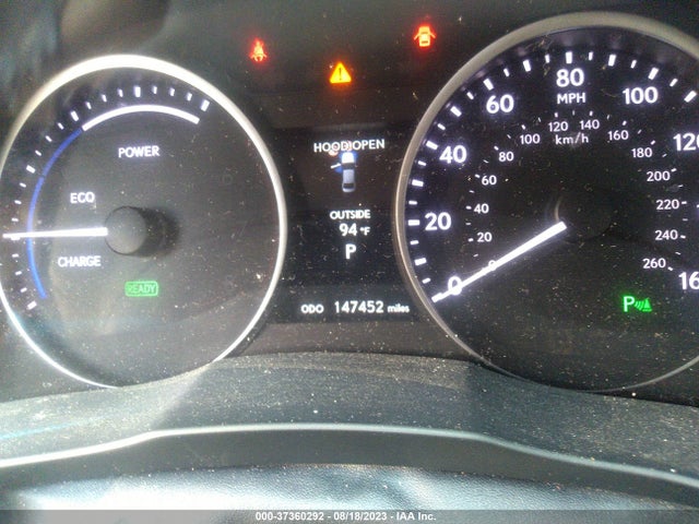 JTHBW1GG0E2044932 Lexus Es 300h Hybrid