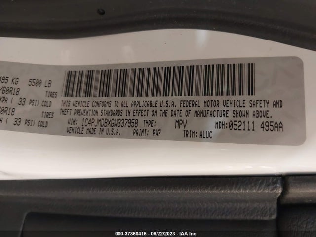Jeep Cherokee Limited 2016 1C4PJMDBXGW337958 Image 9