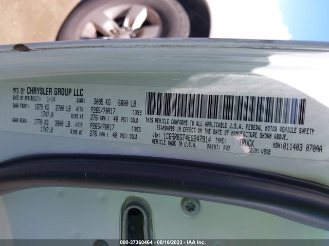 1C6RR6GT4ES247914 RAM 1500 Slt