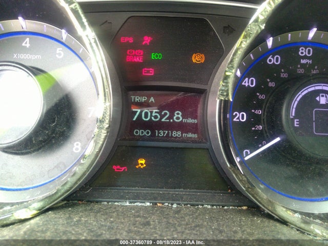 2013 HYUNDAI SONATA GLS PZEV VIN: 5NPEB4AC1DH596504