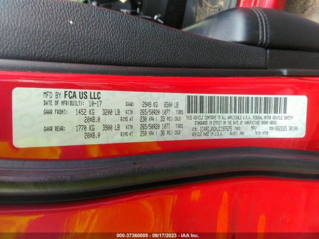 2018 DODGE DURANGO 1C4RDJAGXJC197675 Photo 8