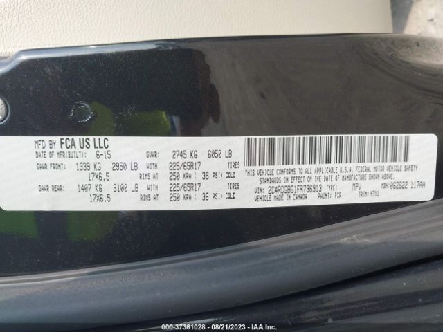 2C4RDGBG1FR736913 Dodge Grand Caravan American Value Pkg