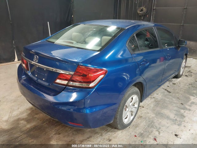 2013 HONDA CIVIC SDN LX VIN: 2HGFB2F58DH582502