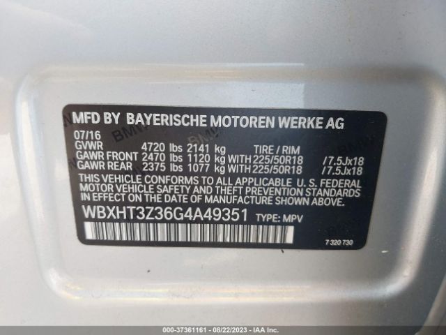 WBXHT3Z36G4A49351 BMW X1 Xdrive28i