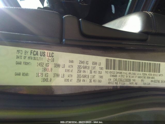 1C4RJEBG6JC338398 Jeep Grand Cherokee Limited
