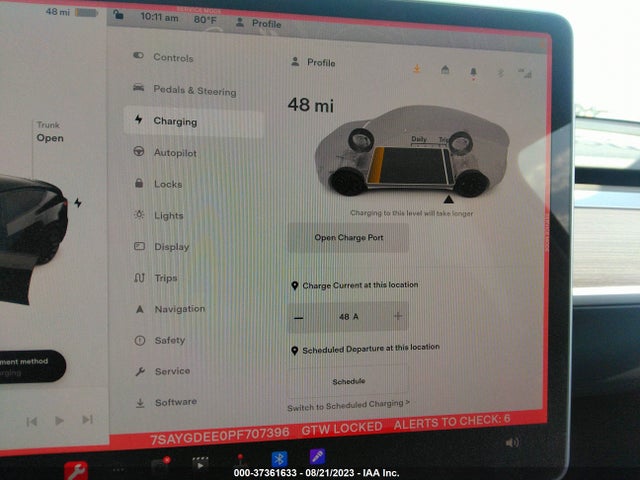 Tesla Model Y Long Range 2023 7SAYGDEE0PF707396 Image 7