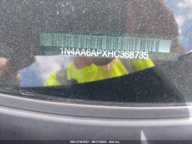 1N4AA6APXHC368735 Nissan MAXIMA SL