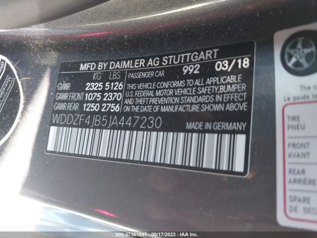 WDDZF4JB5JA447230 Mercedes-Benz E-class E 300