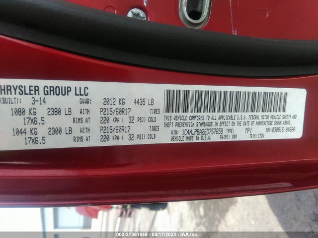 1C4NJPBA2ED757659 Jeep Patriot Altitude