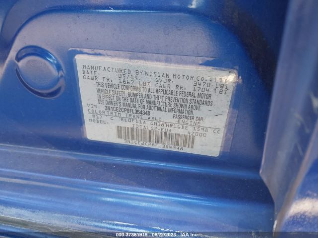 3N1CE2CP8FL354348 Nissan Versa Note Sr
