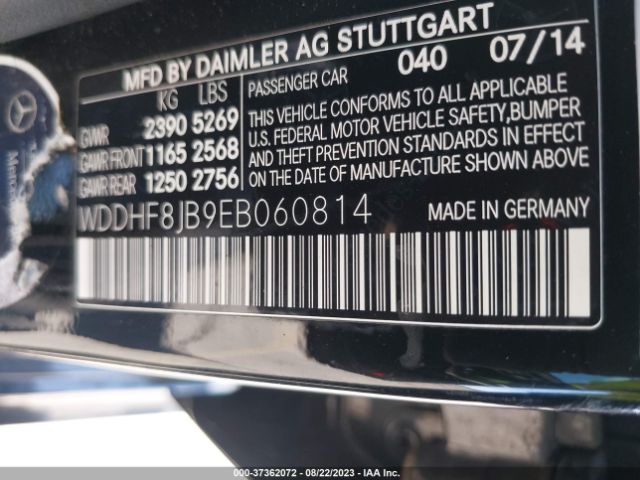 WDDHF8JB9EB060814 Mercedes-Benz E-class E 350