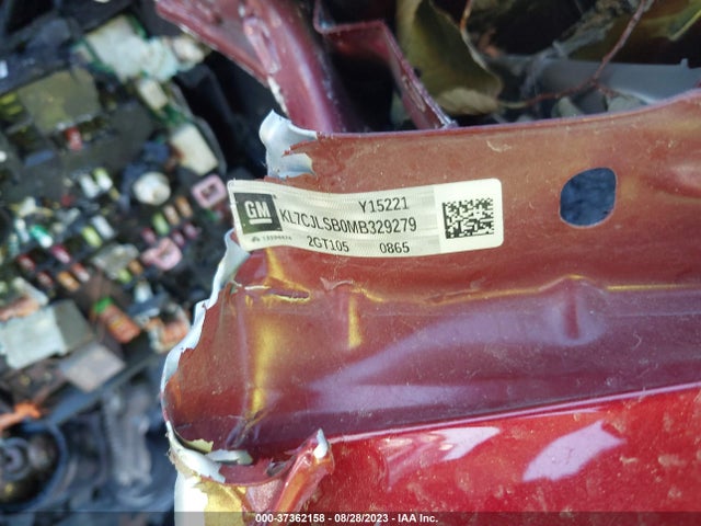 Chevrolet Trax Lt 2021 KL7CJLSB0MB329279 Image 9