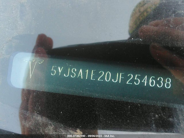 Tesla Model S 75d/100d/p100d 2018 5YJSA1E20JF254638 Image 15