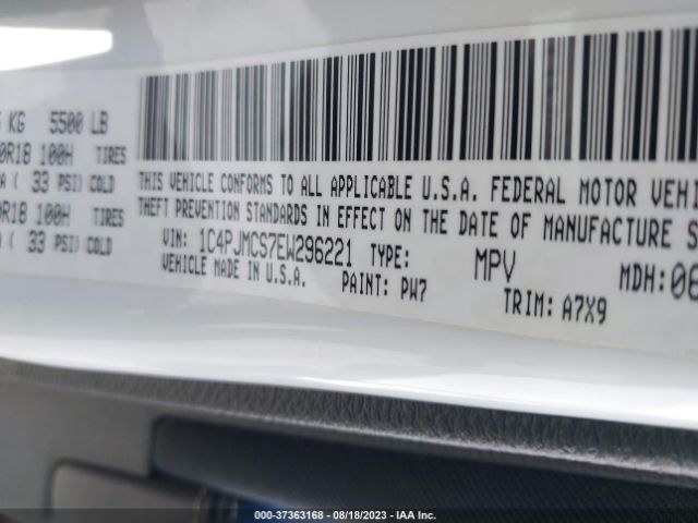 1C4PJMCS7EW296221 Jeep Cherokee Altitude