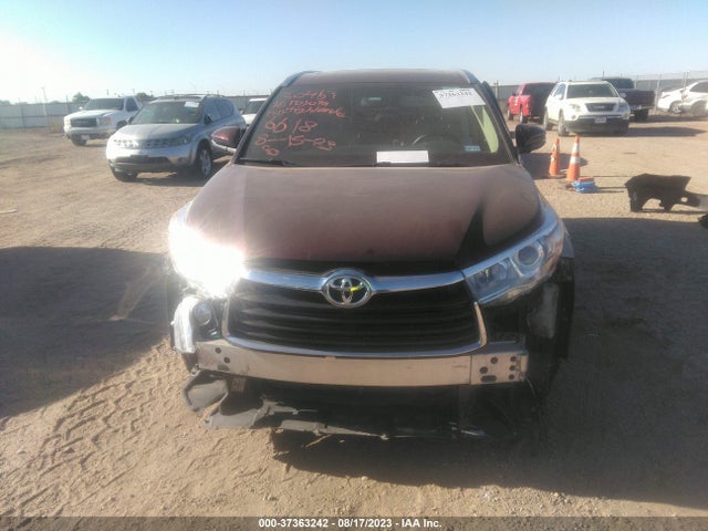 2015 TOYOTA HIGHLANDER LIMITED VIN: 5TDYKRFH9FS096618