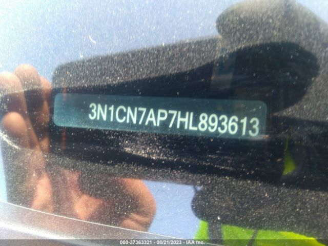 3N1CN7AP7HL893613 Nissan Versa Sedan S Plus