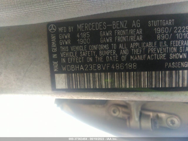1997 MERCEDES-BENZ C CLASS VIN: WDBHA23E8VF486188