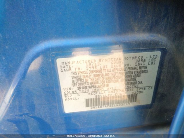 3N1AB7AP8EL623219 Nissan SENTRA SR