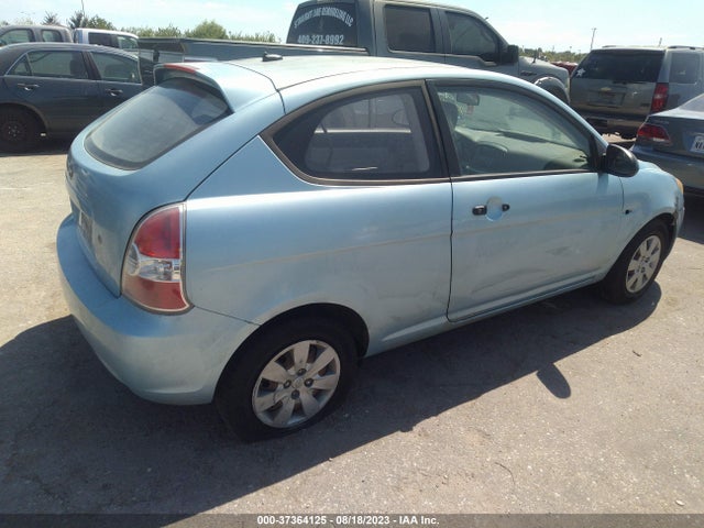 2008 HYUNDAI ACCENT GS VIN: KMHCM36C78U080613
