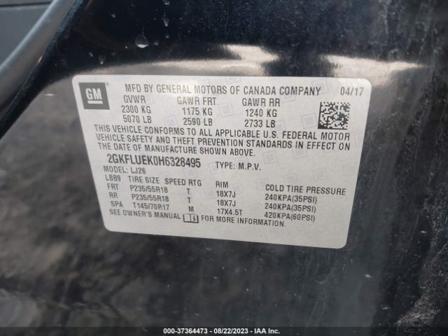 2GKFLUEK0H6328495 GMC Terrain Slt