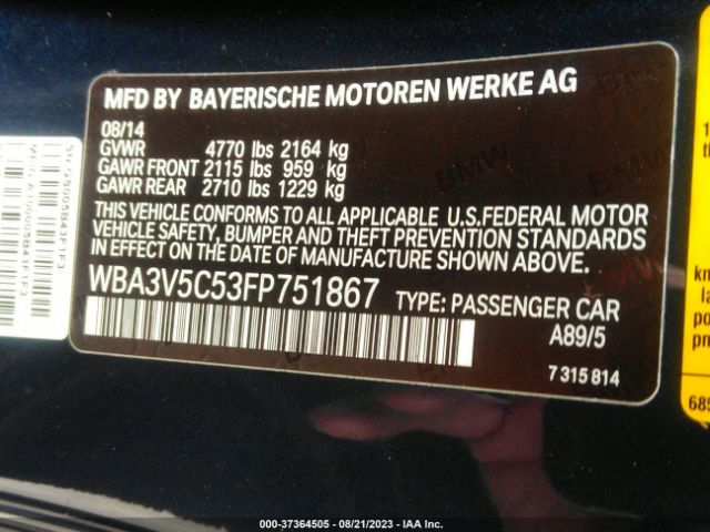 WBA3V5C53FP751867 BMW 4 Series 428i