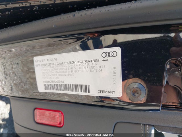 WAUB4CF59KA079454 Audi S5 Sportback Premium Plus