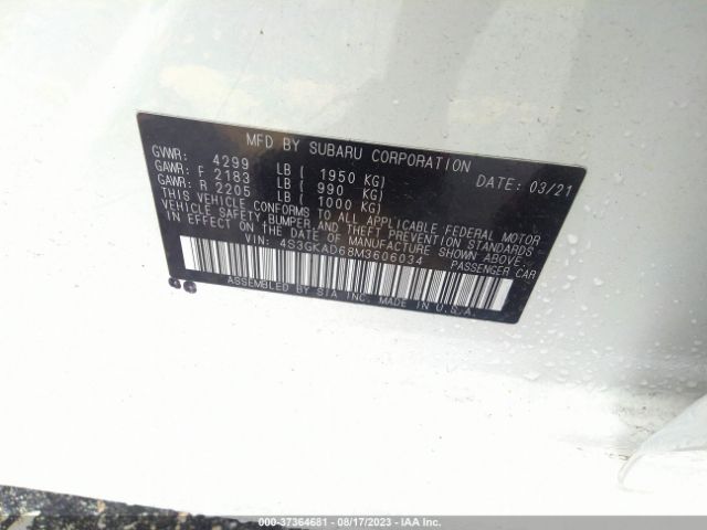 4S3GKAD68M3606034 Subaru Impreza Premium