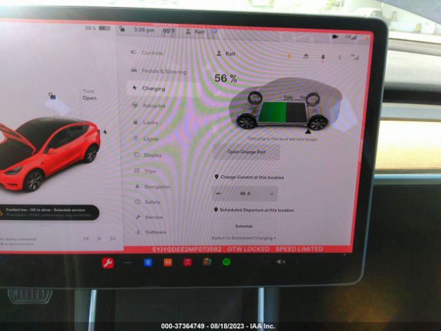 5YJYGDEE2MF073582 Tesla Model Y Long Range