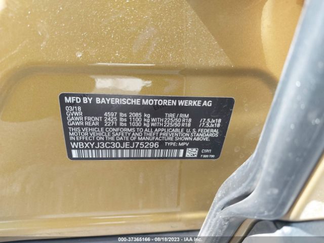 WBXYJ3C30JEJ75296 BMW X2 Sdrive28i