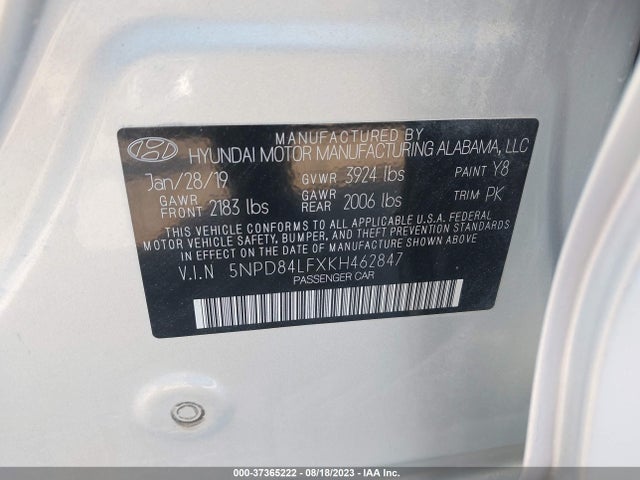 Hyundai ELANTRA SEL 2019 5NPD84LFXKH462847 Image 20