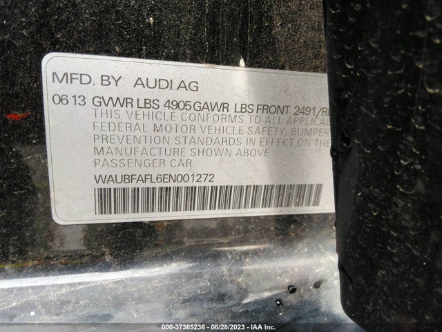 WAUBFAFL6EN001272 Audi A4 PREMIUM