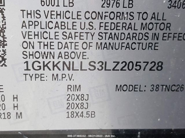 1GKKNLLS3LZ205728 GMC Acadia At4
