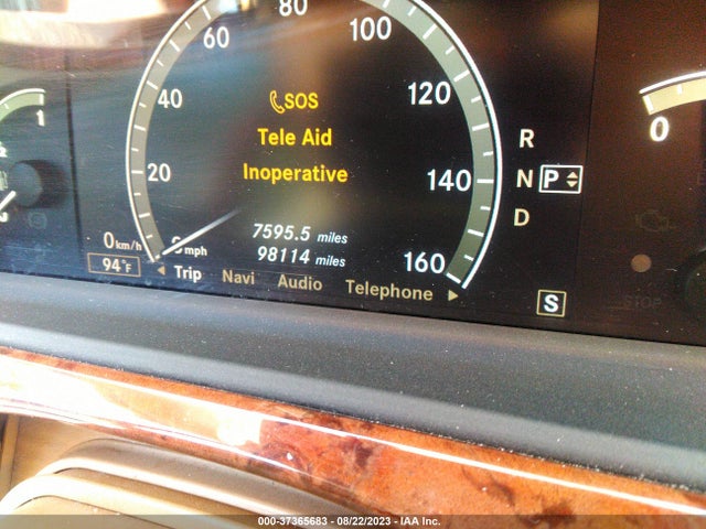 2008 MERCEDES-BENZ S-CLASS 5.5L V8 VIN: WDDNG71X78A174262