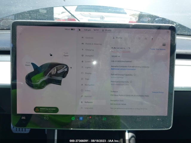 2018 Tesla 3, VIN: 5YJ3E1EB4JF055147