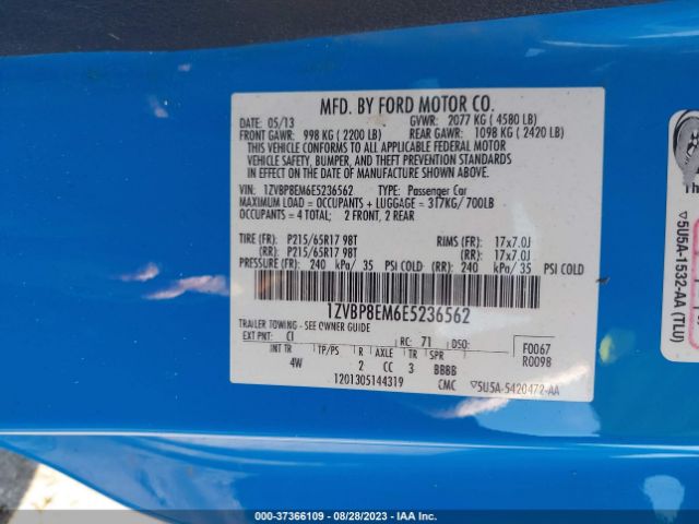 1ZVBP8EM6E5236562 Ford Mustang V6