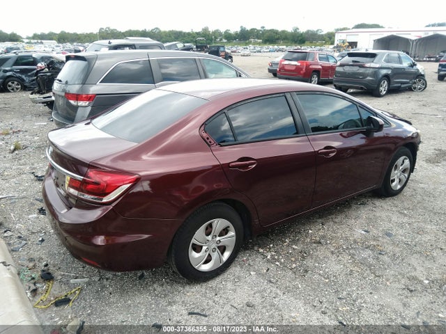 Honda Civic Sedan Lx 2014 19XFB2F50EE075637 Image 4