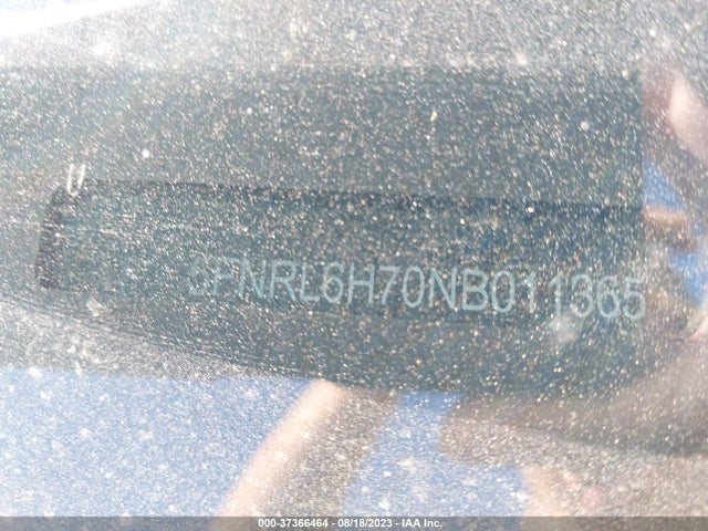2022 HONDA ODYSSEY EX-L VIN: 5FNRL6H70NB011365