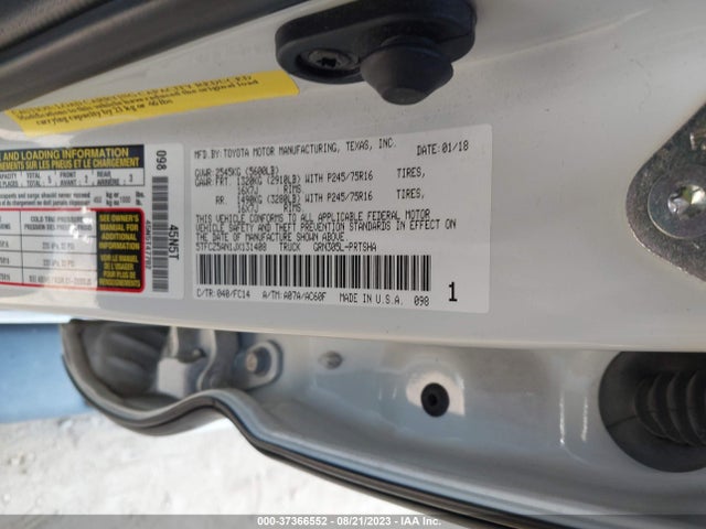 Toyota Tacoma Sr5 2018 5TFCZ5AN1JX131408 Image 9