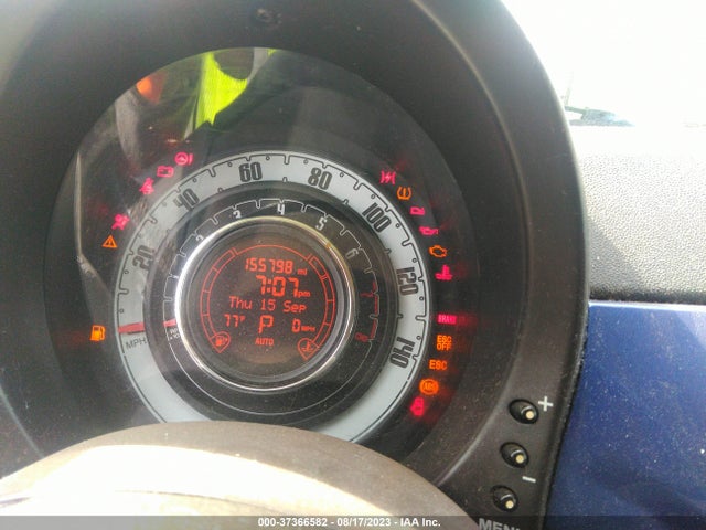 2012 FIAT 500 LOUNGE VIN: 3C3CFFER4CT109322
